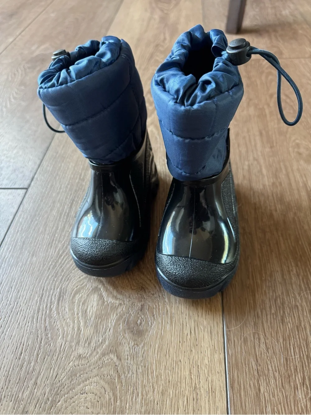 BMCiTYBM Toddler Snow Boots - Blue & Black - Size 5.5-6 Toddler (EU 22/23)